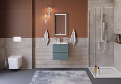 BelBagno Тумба под раковину Kraft 39-50 подвесная Голубой матовый – фотография-11